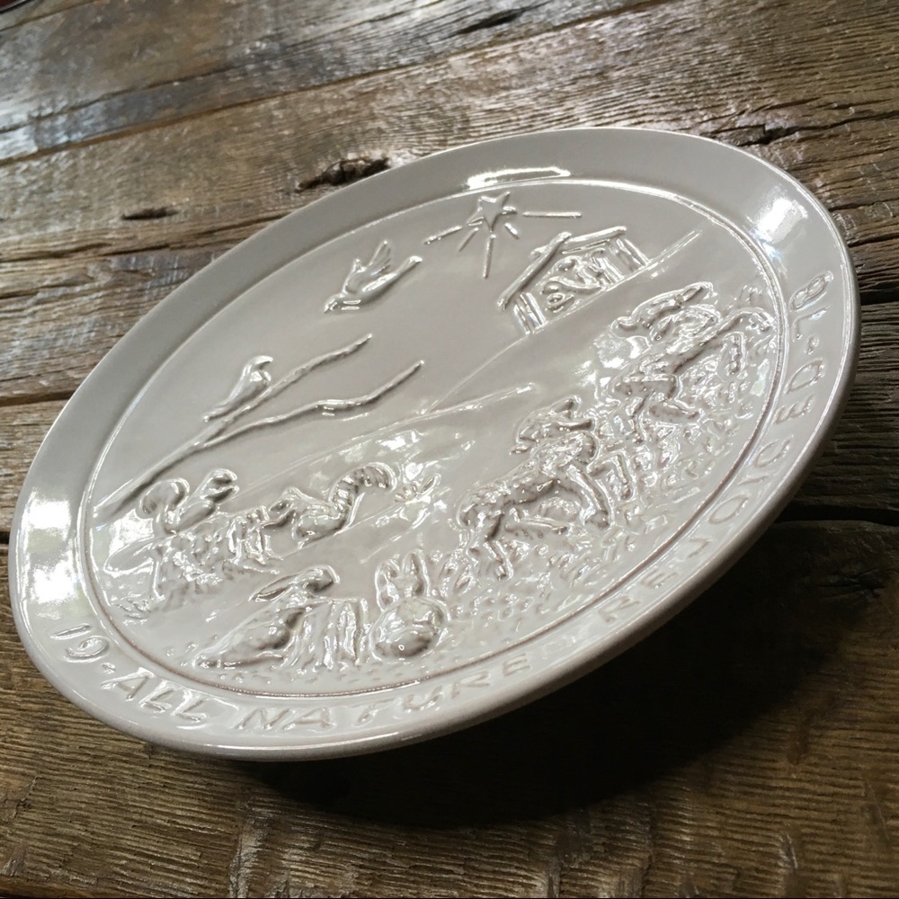 Frankoma “All Nature Rejoiced” 1978 Plate - Picture 6 of 9